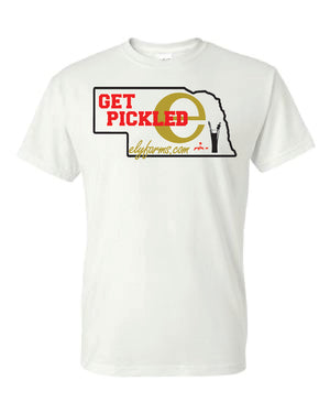 Ely Farms "Get Pickled" Tee Shirt in White